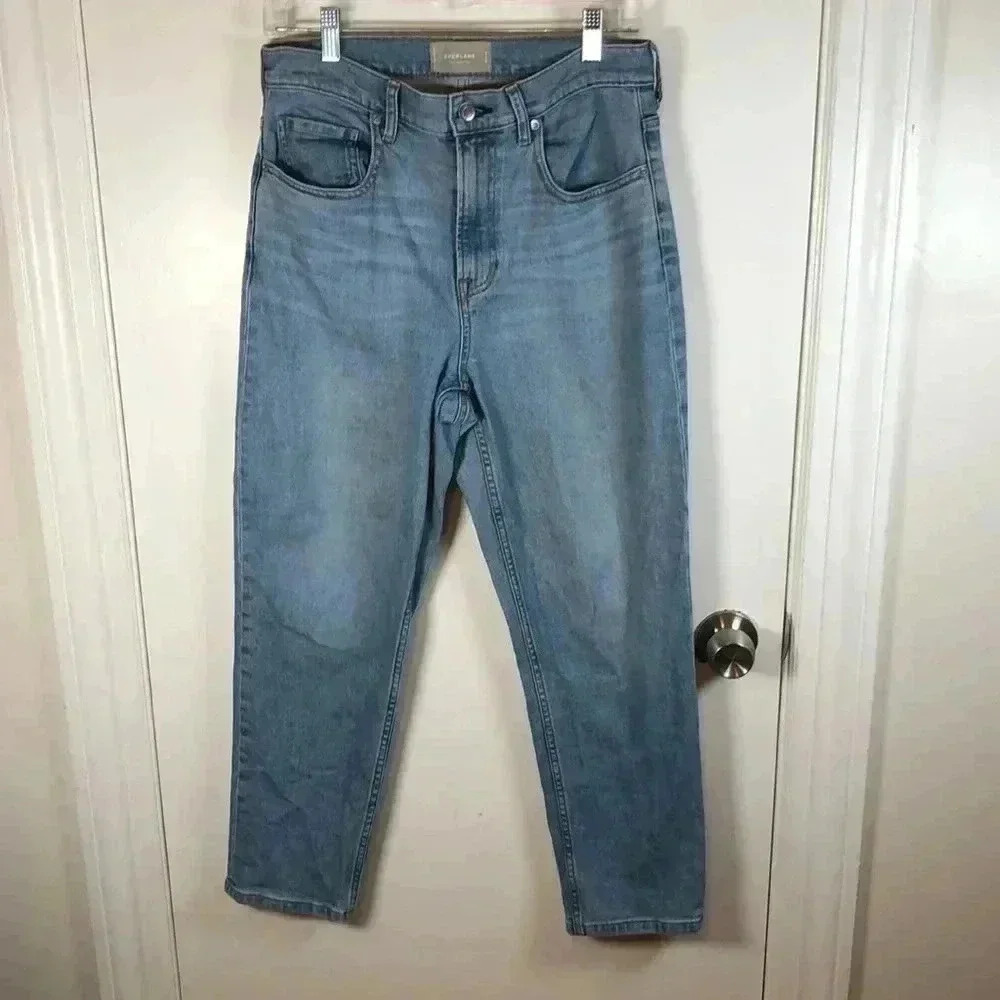 Everlane ‘the Cheeky Jean’ high-rise jeans.  29 ankle